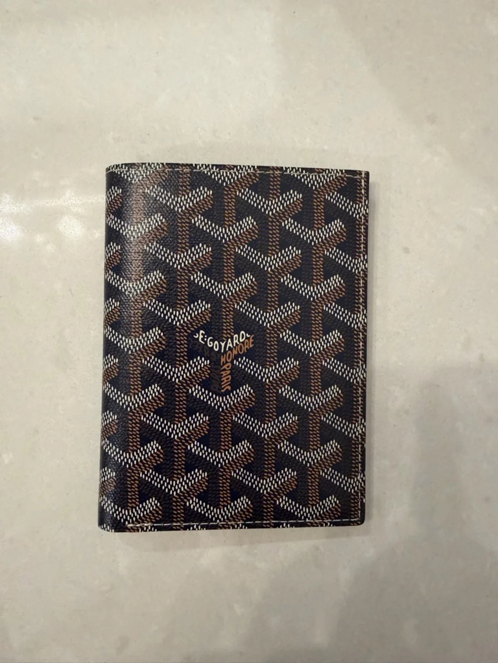 Authentic Goyard Grenelle Passport Cover